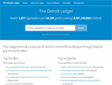 Tablet Screenshot of detroitledger.org